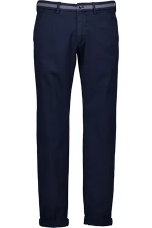 Masons Spodnie, Mężczyzna, Niebieski, S, Bawełna, Niebieskie spodnie chino