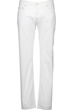 Hand Picked Jeansy, Mężczyzna, Biały, W32, Ravello-c Jeansy