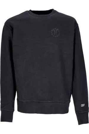 Huf Bluzy, Mężczyzna, Niebieski, XL, Bluza z dekoltem w serek Galaxies Faded Gun Metal
