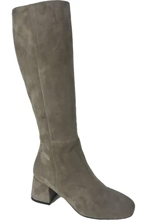 Donna Lei Buty, Kobieta, Szary, 40 EU, Stylowe wysokie buty