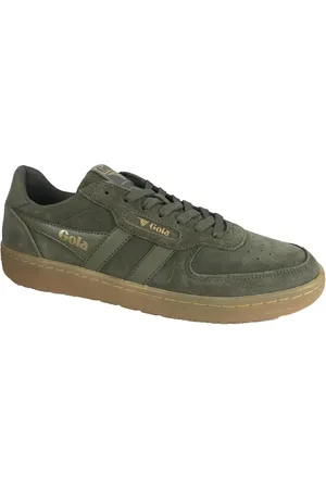 Gola Buty, Mężczyzna, Zielony, 42 EU, Zamsz, Stylowy Zamszowy Sneaker Upgrade