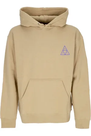 Huf Bluzy, Mężczyzna, Beżowy, M, Triple Triangle Hoodie Oatmeal