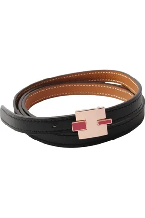 Hermès Pre-owned, Mężczyzna, Czarny, ONE SIZE, Skóra, Pre-owned Leather belts