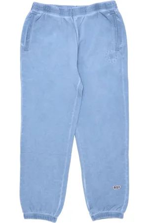 Huf Spodnie, Mężczyzna, Niebieski, L, Galaxies Faded Fleece Spodnie Dresowe