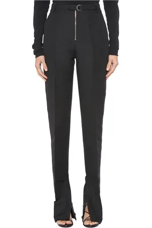 Capasa Milano Spodnie, Kobieta, Czarny, S, Spodnie Slim Fit