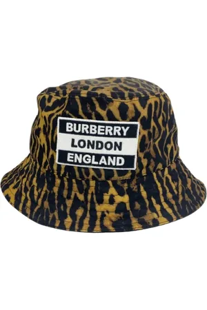 Burberry Pre-owned, Kobieta, brązowy, ONE SIZE, Pre-owned Plastic hats