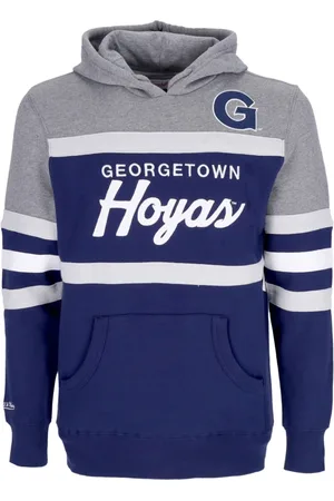 Mitchell & Ness Bluzy, Mężczyzna, Niebieski, S, Georgetown Hoyas Basketball Team Hoodie