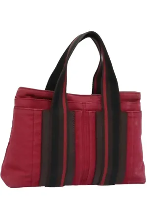 Hermès Pre-owned, Kobieta, Czerwony, ONE SIZE, Pre-owned Canvas handbags