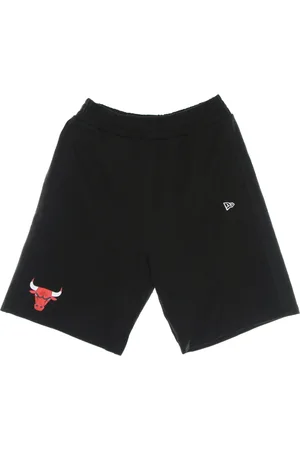 New Era Szorty, Mężczyzna, Czarny, XS, Bawełna, Krótkie spodenki z logo drużyny Chicago Bulls