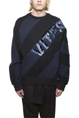 JUUN.J Bluzy, Mężczyzna, Czarny, S, Oversized Crewneck Sweatshirt
