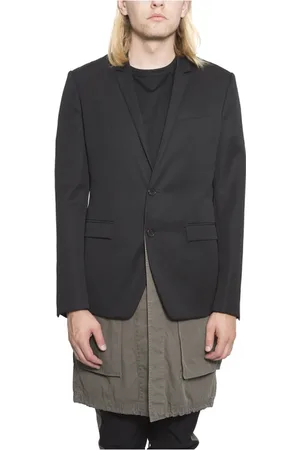 JUUN.J Kurtki, Mężczyzna, Zielony, M, Elegancki Blezer z Wstawka