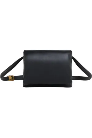 Marni Torebki, Kobieta, Czarny, ONE SIZE, Skóra, Prisma Mini Pochette Torba na Ramię