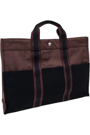 Hermès Pre-owned, unisex, Czarny, ONE SIZE, Pre-owned Canvas totes