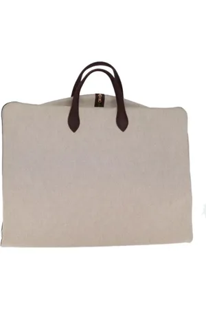 Hermès Pre-owned, unisex, Beżowy, ONE SIZE, Pre-owned Canvas travel-bags
