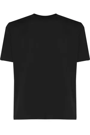 Giuliano Galiano Koszulki, Mężczyzna, Czarny, 3XL, Czarna koszulka z okrągłym dekoltem Made in Italy