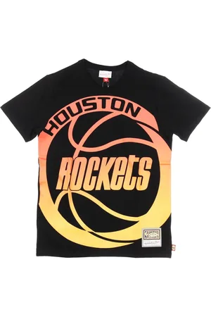 Mitchell & Ness Koszulki, Mężczyzna, Wielobarwność, S, NBA Flames Tee Hardwood Classics