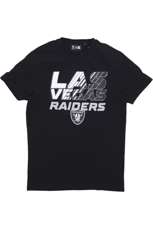 New Era Koszulki, Mężczyzna, Czarny, XL, Koszulka z logo Las Vegas Raiders