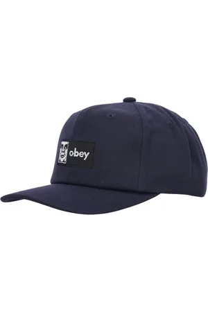 Obey Akcesoria, unisex, Niebieski, ONE SIZE, Klasyczna Czapka Snapback Granatowa