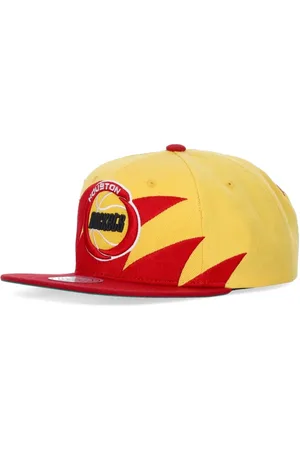 Mitchell & Ness Akcesoria, Mężczyzna, Żółty, ONE SIZE, Houston Rockets NBA Cap Snapback