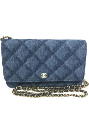 CHANEL Pre-owned, Kobieta, Niebieski, ONE SIZE, Denim, Pre-owned Denim chanel-bags