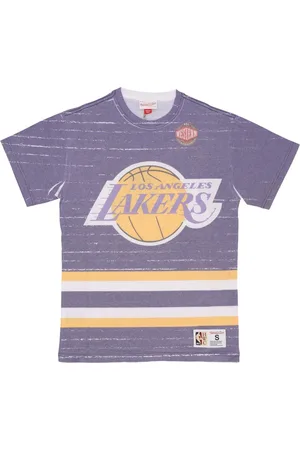 Mitchell & Ness Koszulki, Mężczyzna, Wielobarwność, XL, NBA Jumbotron 3.0 Lakers Tee