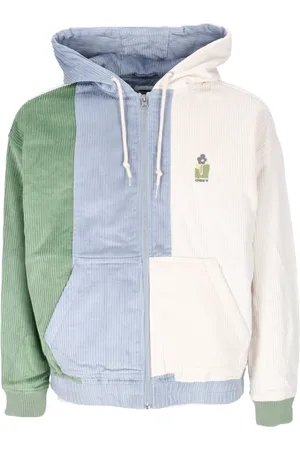 Obey Bluzy, Kobieta, Wielobarwność, S, Bawełna, Aksamitna Kurtka Pikowana z Regulowanym Kapturem