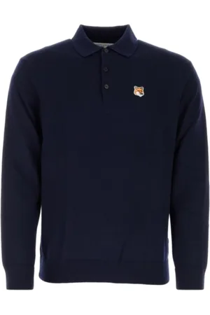 Maison Kitsuné Koszulki, Mężczyzna, Niebieski, L, Klasyczny Polo Shirt w Różnych Kolorach