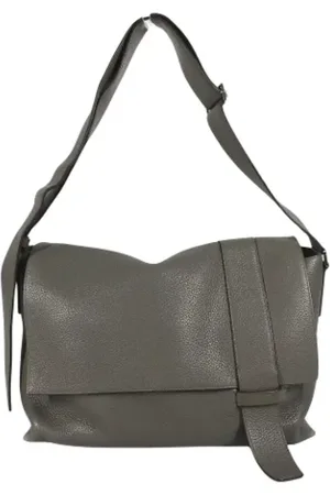 Hermès Pre-owned, Mężczyzna, Szary, ONE SIZE, Skóra, Pre-owned skórzane torby na ramię