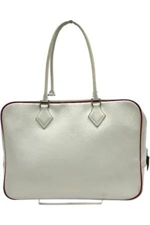 Hermès Pre-owned, Kobieta, Biały, ONE SIZE, Skóra, Pre-owned skórzane torby na ramię
