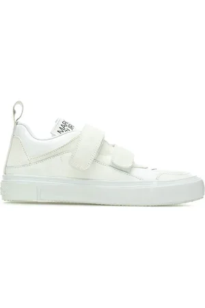 MARCELO BURLON Buty, Mężczyzna, Biały, 42 EU, Skóra, Skórzane sneakersy