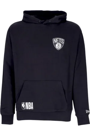 New Era Bluzy, Mężczyzna, Czarny, XL, NBA Half Logo Oversized Hoodie