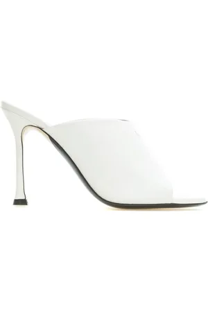 Nº21 Buty, Kobieta, Biały, 36 EU, Stylowe Mules z Unikalnym Designem