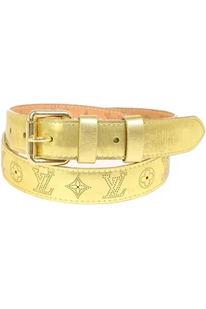 LOUIS VUITTON Pre-owned, Kobieta, Żółty, ONE SIZE, Skóra, Pre-owned Leather belts