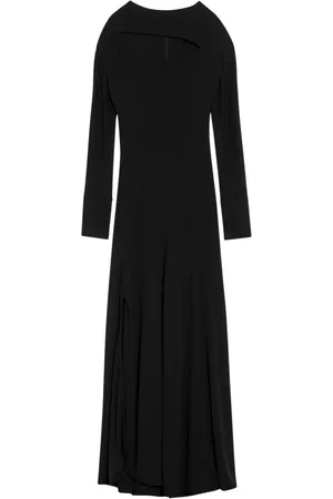 Victoria Beckham Sukienki, Kobieta, Czarny, S, Długa Sukienka Damska Elegancki Styl