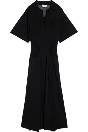 Victoria Beckham Sukienki, Kobieta, Czarny, M, Długa Sukienka Damska Elegancki Styl