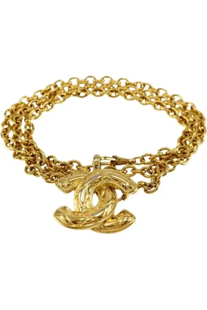 CHANEL Pre-owned, Kobieta, Żółty, ONE SIZE, Pre-owned Metal belts
