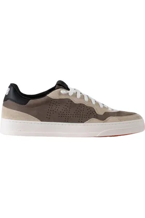 P448 Buty, Mężczyzna, Wielobarwność, 43 EU, Skóra, Modne Sneakersy w Stylu Fango-Bei