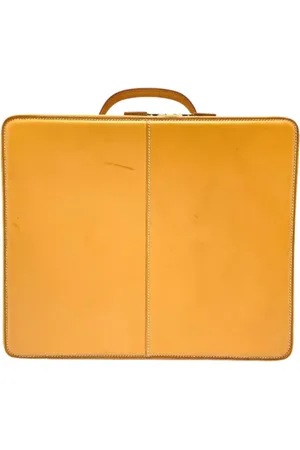 Hermès Pre-owned, Mężczyzna, Beżowy, ONE SIZE, Skóra, Pre-owned Skórzane torebki