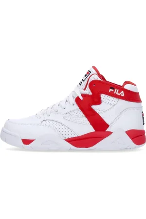 Fila Buty, Mężczyzna, Biały, 44 EU, Buty do koszykówki M-Squad Biało-Czerwone