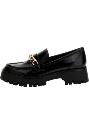 Guess Buty, Kobieta, Czarny, 39 EU, Stylowe Mokasyny dla Mężczyzn