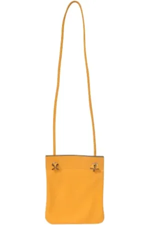 Hermès Pre-owned, Kobieta, Żółty, ONE SIZE, Skóra, Pre-owned skórzane torby na ramię