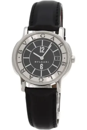 Bvlgari Pre-owned, Mężczyzna, Czarny, ONE SIZE, Pre-owned Leather watches