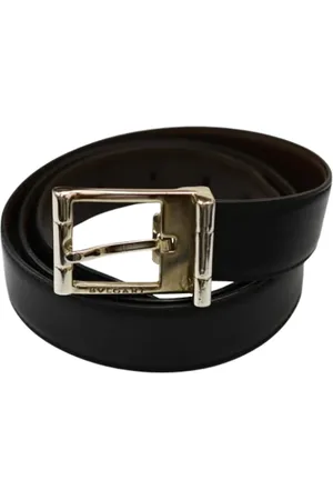 Bvlgari Pre-owned, Mężczyzna, Czarny, ONE SIZE, Skóra, Pre-owned Leather belts