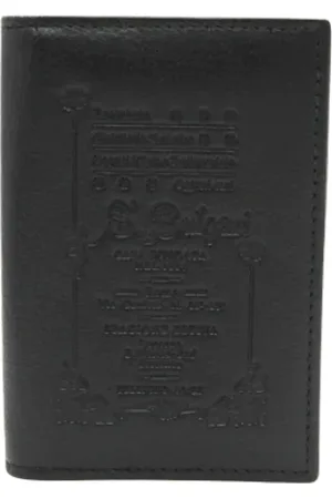 Bvlgari Pre-owned, unisex, Czarny, ONE SIZE, Skóra, Pre-owned skórzane portfele