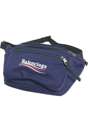 Balenciaga Pre-owned, Kobieta, Niebieski, ONE SIZE, Len, Pre-owned Fabric balenciaga-bags
