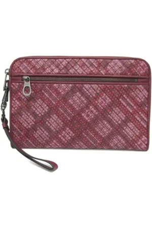 Bottega Veneta Pre-owned, Kobieta, Różowy, ONE SIZE, Skóra, Pre-owned Leather clutches