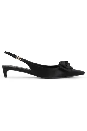 Dolce & Gabbana Buty, Kobieta, Czarny, 36 EU, Eleganckie Czarne Slingbacki