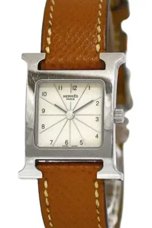 Hermès Pre-owned, Kobieta, Beżowy, ONE SIZE, Pre-owned Stainless Steel watches