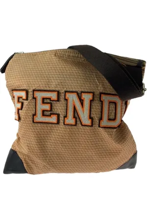 Fendi Pre-owned, Kobieta, brązowy, ONE SIZE, Nylon, Pre-owned Canvas fendi-bags