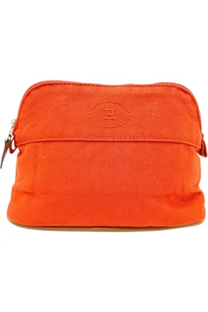 Hermès Pre-owned, Kobieta, Pomarańczowy, ONE SIZE, Bawełna, Pre-owned Cotton pouches